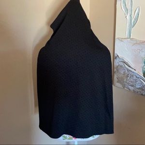 BLACK AVENUE POLKA DOT AVENUE SKIRT, SIZE 26/28